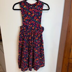 Vintage Kelly's Kids Colorful Floral Narrow Curdory Jumper, 10